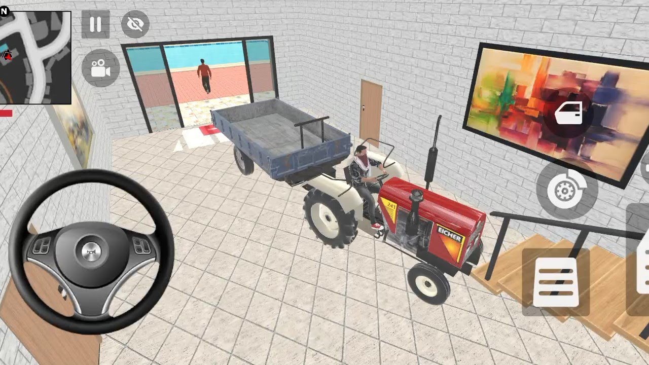 Modified car 🚗 and driving  indian theft auto simulator