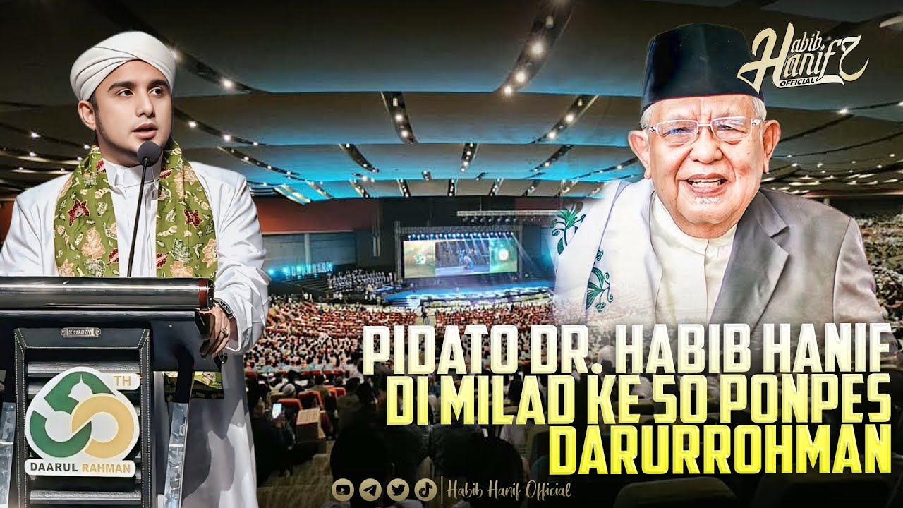 Pidato Dr. Habib Hanif di Milad ke 50 Ponpes Darurrohman