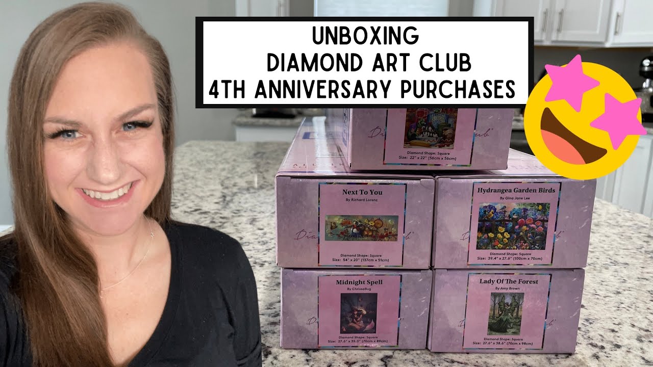 Unboxing my Diamond Art Club 4th Anniversary Purchases! Also Happy Mother’s Day 🎉