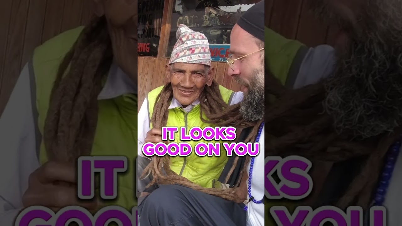 Meeting #Lalaji: The Day an Older Man Was Fascinated with My Dreadlocks in #pokhara #nepal