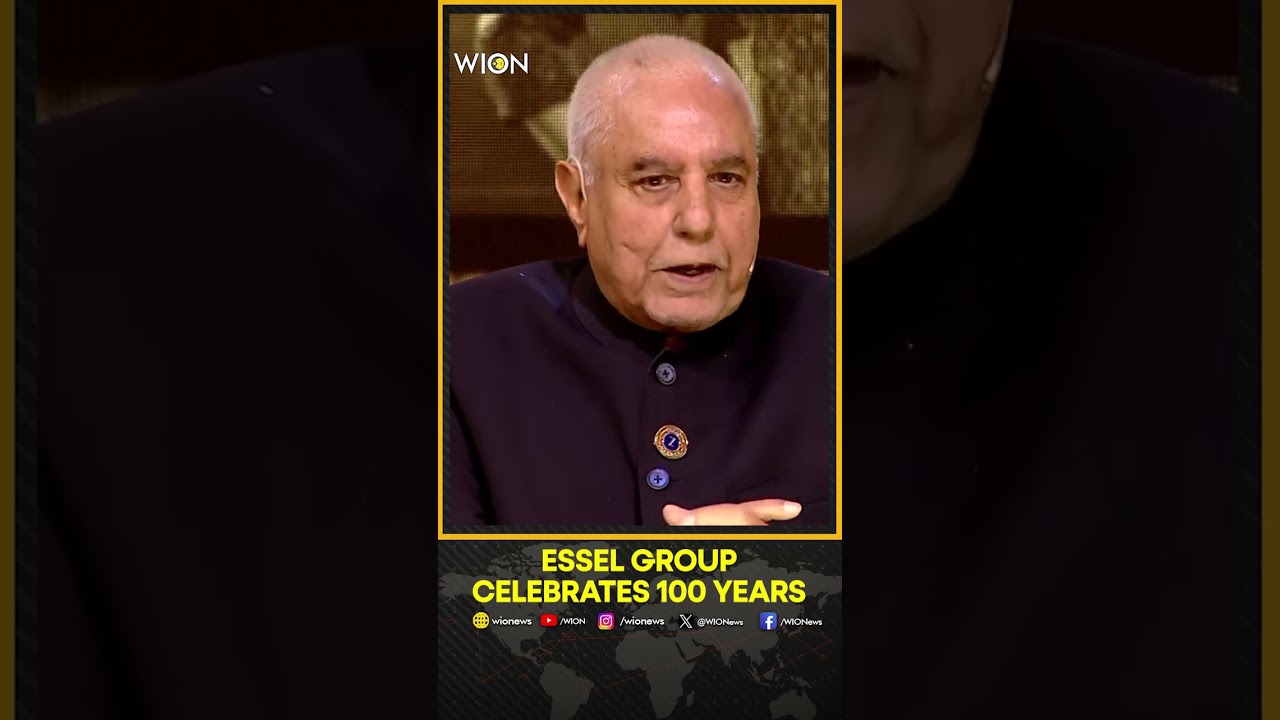 Essel Group Anniversary: Chairman Dr. Subhash Chandra Delivers Remarks | WION Shorts