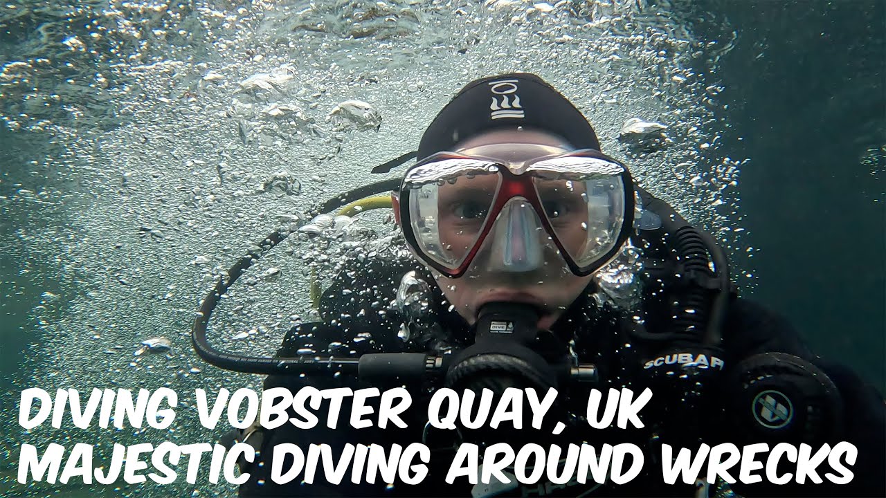 Diving Vobster Quay, UK - Majestic Diving Around the Wrecks!