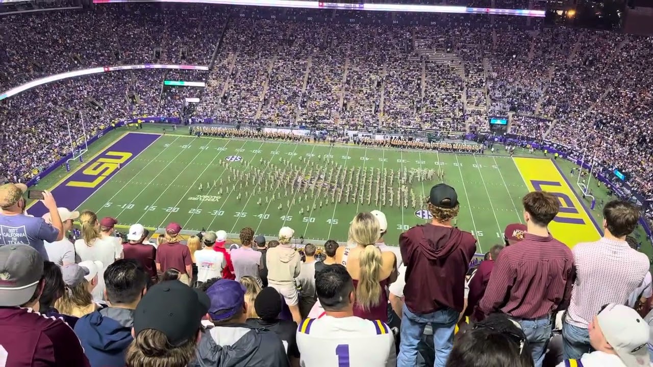 The Fighting Texas Aggies Band A&M vs LSU