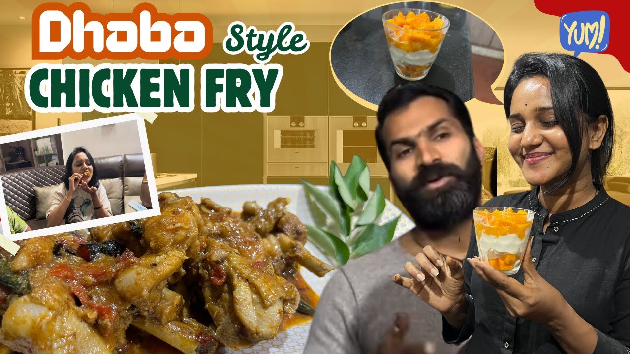 Very Simple & Tasty CHICKEN FRY Dhaba Style | Megha & Sanju Vlogs