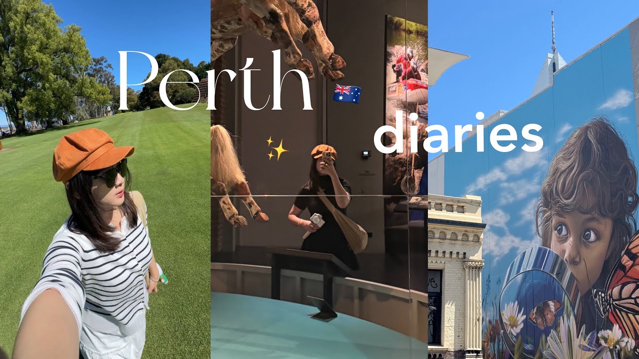 Perth travel vlog | exploring Perth CBD, Kings Park, museums, art gallery & Swan Valley 🍷