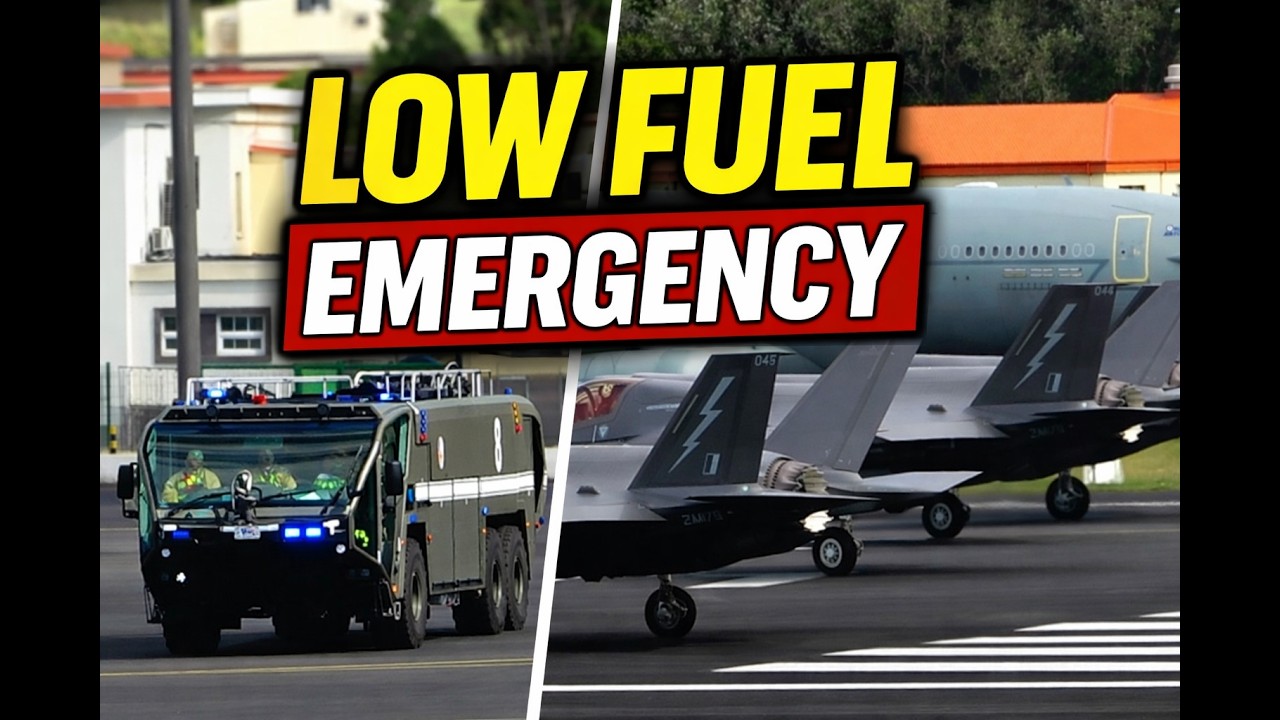 Something Went Wrong!? 🇬🇧 RAF F-35s Return to Lajes in LOW FUEL EMERGENCY