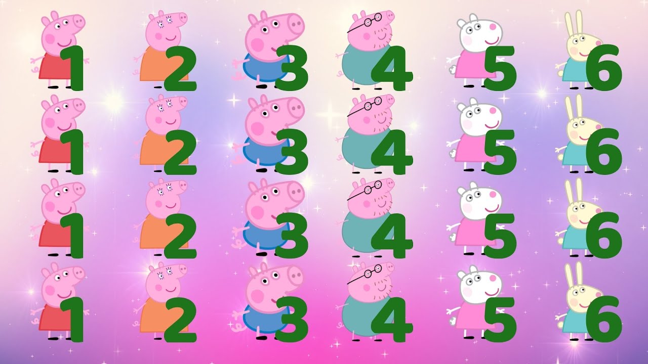 Peppa Pig Numbers + Alphabet ABC + Phonic Song For Kids 4 | Learn with Peppa Pig | Fun Learning