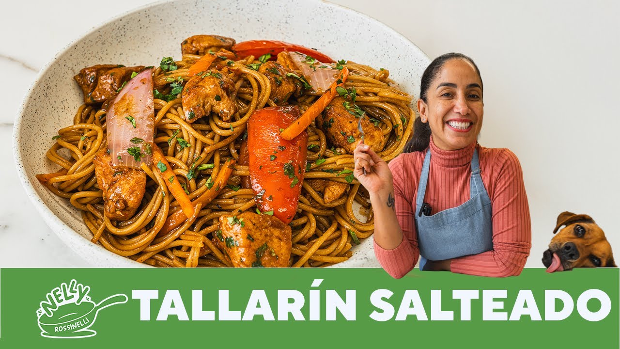 TALLARIN SALTADO DE POLLO | COCINANDO CON NELLY ROSSINELLI