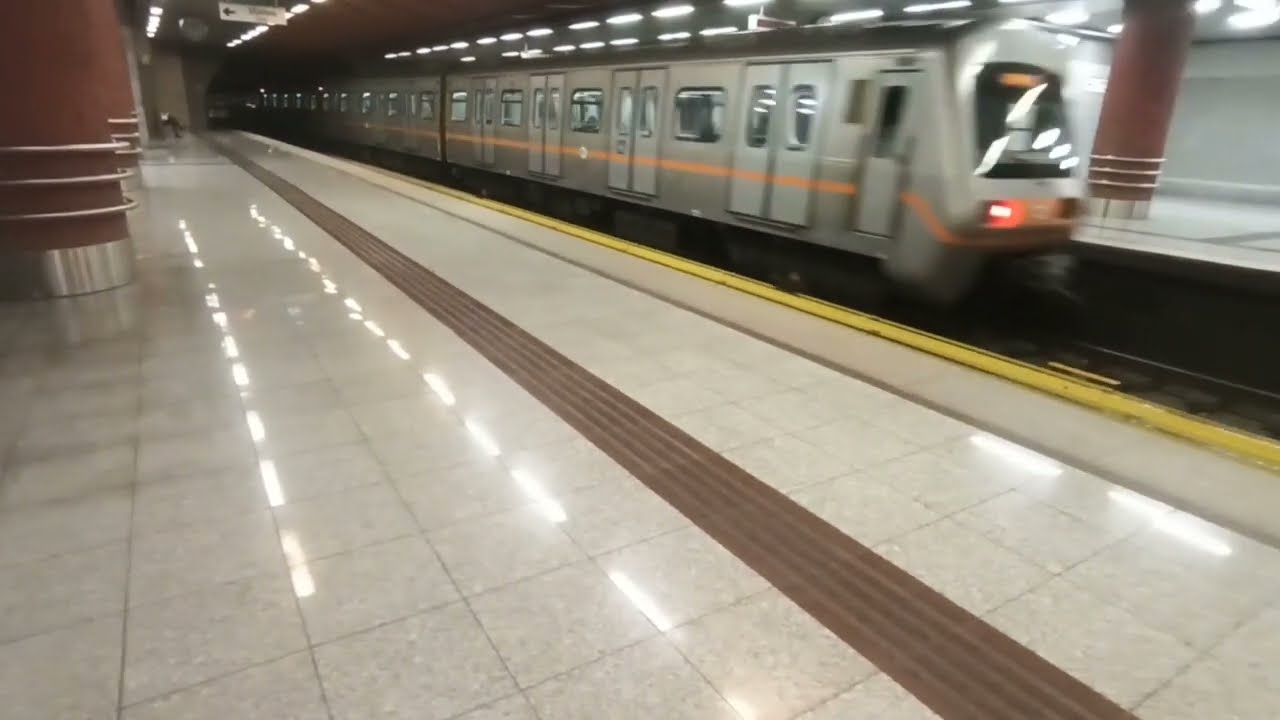 Athens Metro 2024 Peristeri Station  (HD)