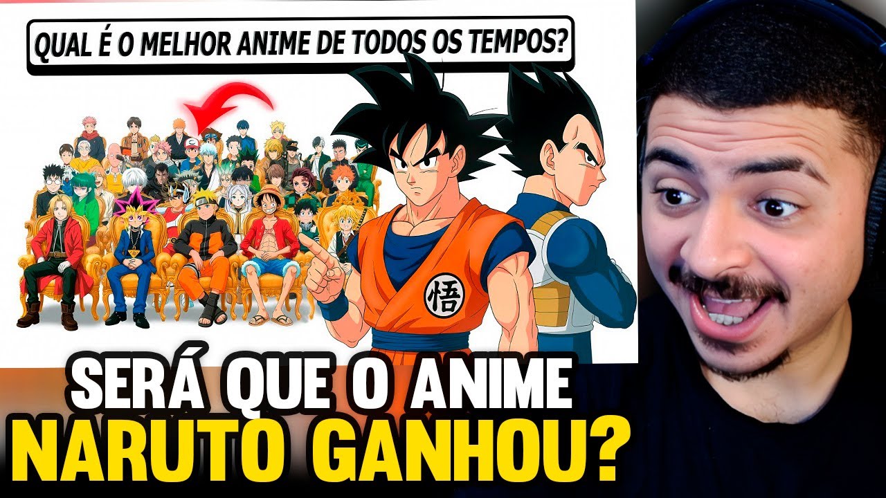 KAMUZ REAGE: QUAL É O MELHOR ANIME DE TODOS OS TEMPOS? | Ft. GOKU, VEGETA E NARUT