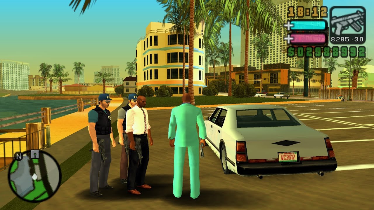GTA Vice City Stories [PSP] Gameplay 20 (Vigilante Mission with FBI Washington)
