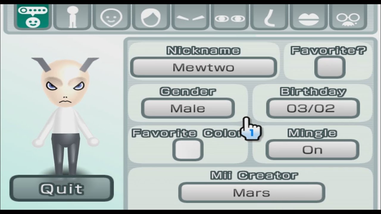 Mewtwo - Pokémon - Mii 375