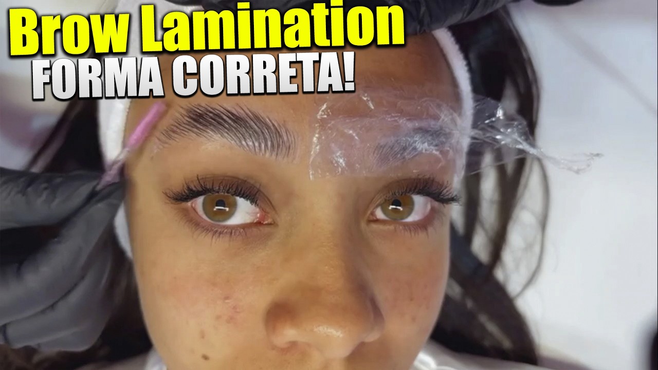 BROW LAMINATION COM HENNA PASSO A PASSO COMPLETO