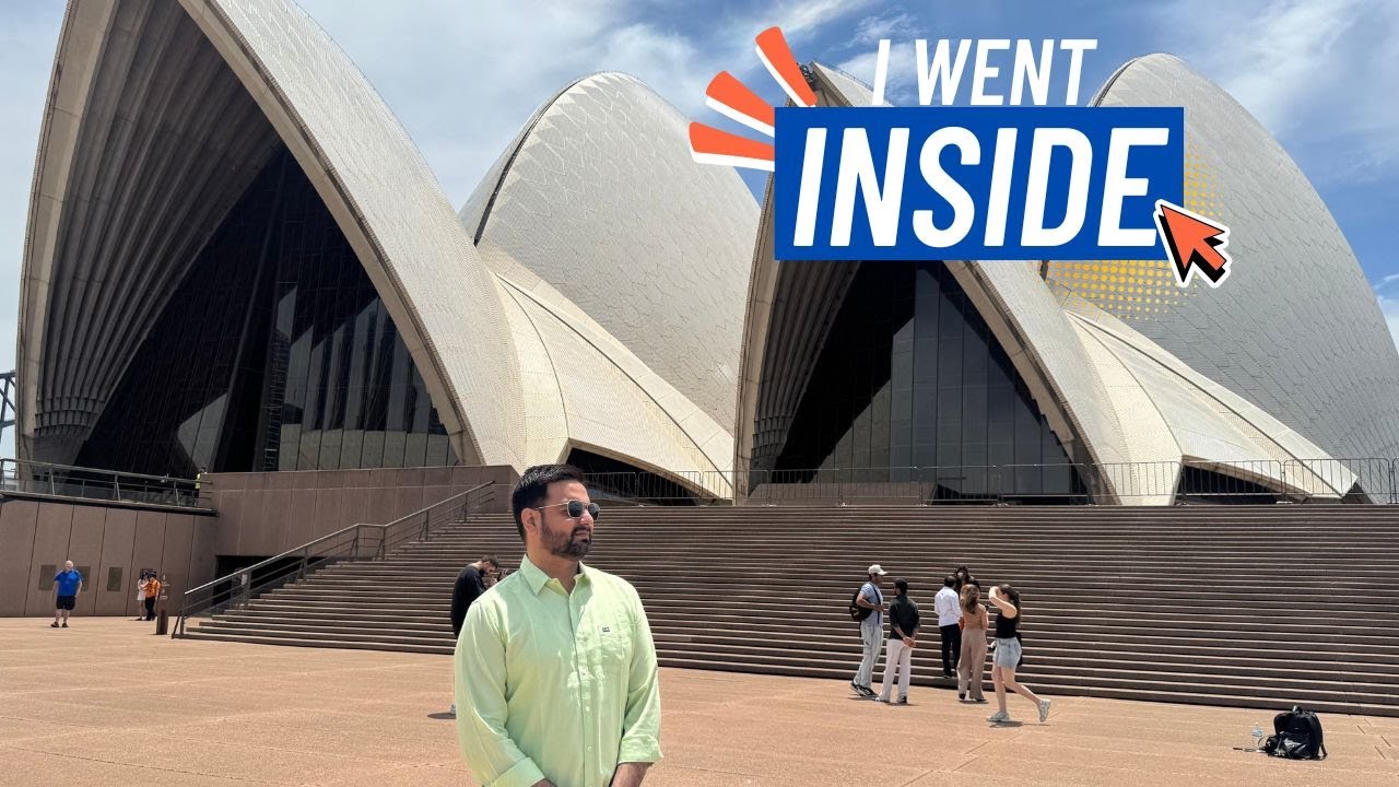 Most people see it outside — I went inside. | Sydney Opera House