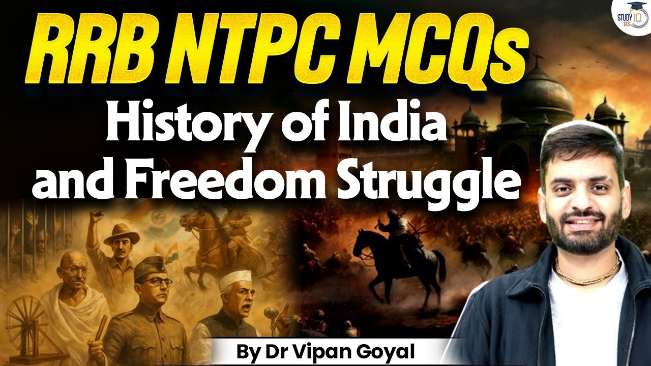 RRB NTPC History MCQs | Indian Freedom Struggle MCQs | Dr Vipan Goyal | History Railway Exams 2026