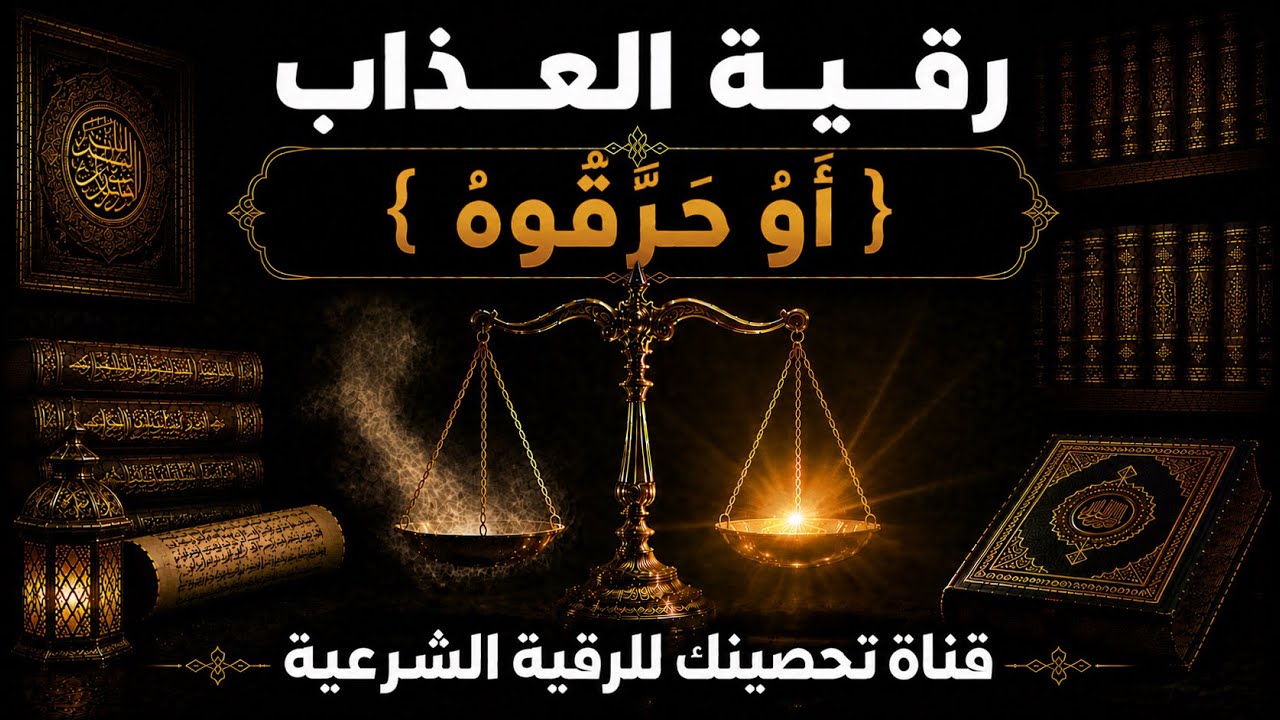 رقية العذاب بأية:( أَوْ حَرِّقُوهُ) الشيخ / خالد محمد باكوبن