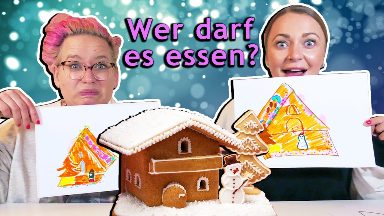 WER BESSER MALT DARF ESSEN! Challenge Eva vs. Bianca! Weihnachtsedition