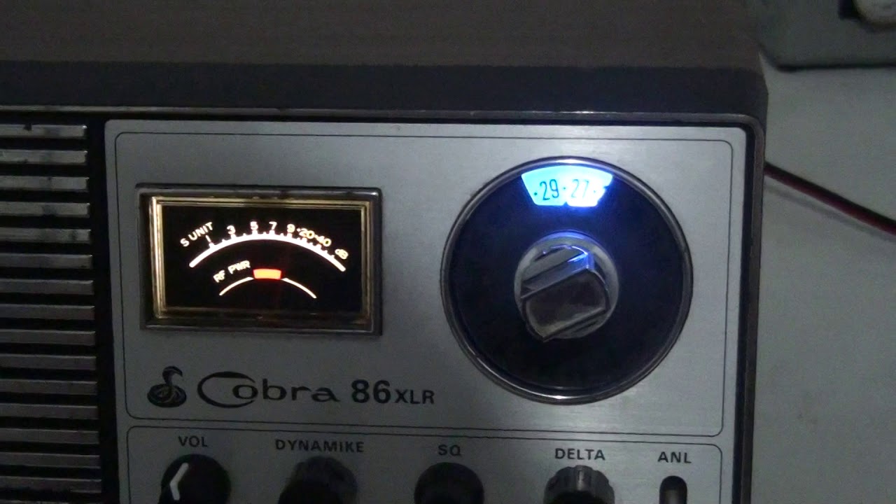 Базовые станции винтажных CB-радиостанций Cobra 86xlr и Cobra 85
