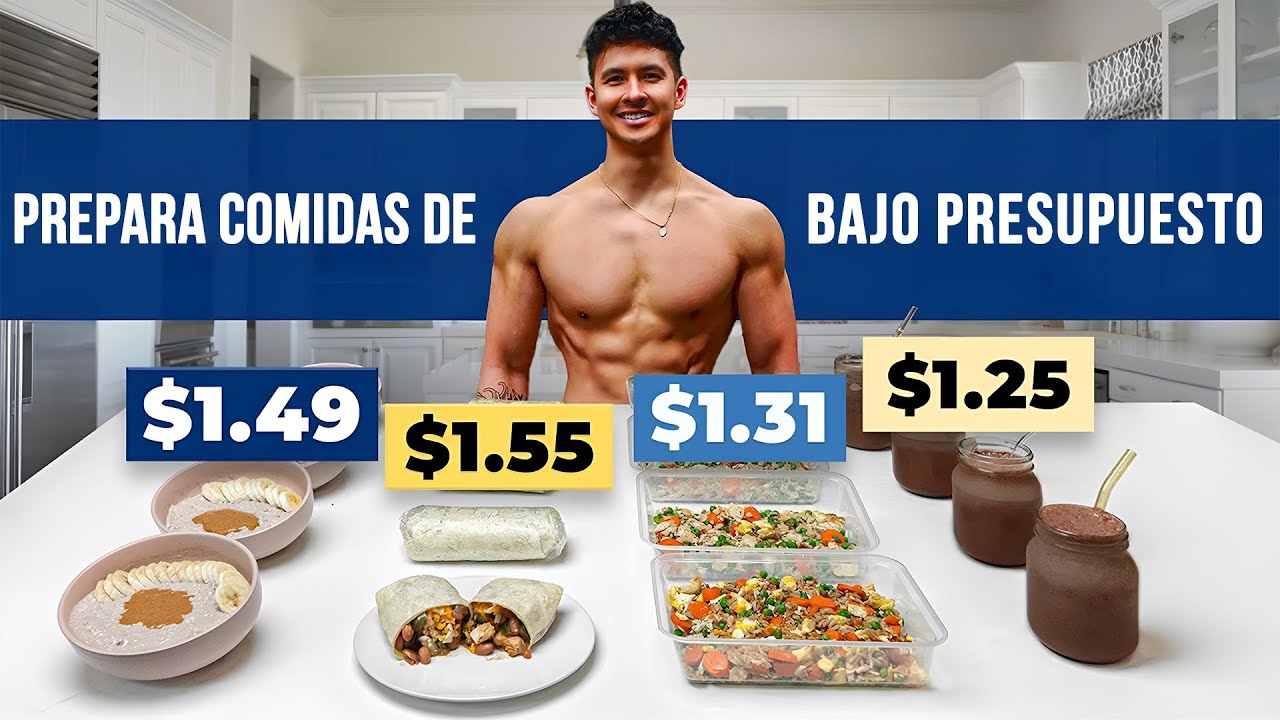 El plan de comidas más BARATO para perder grasa (SALUDABLE Y FÁCIL)