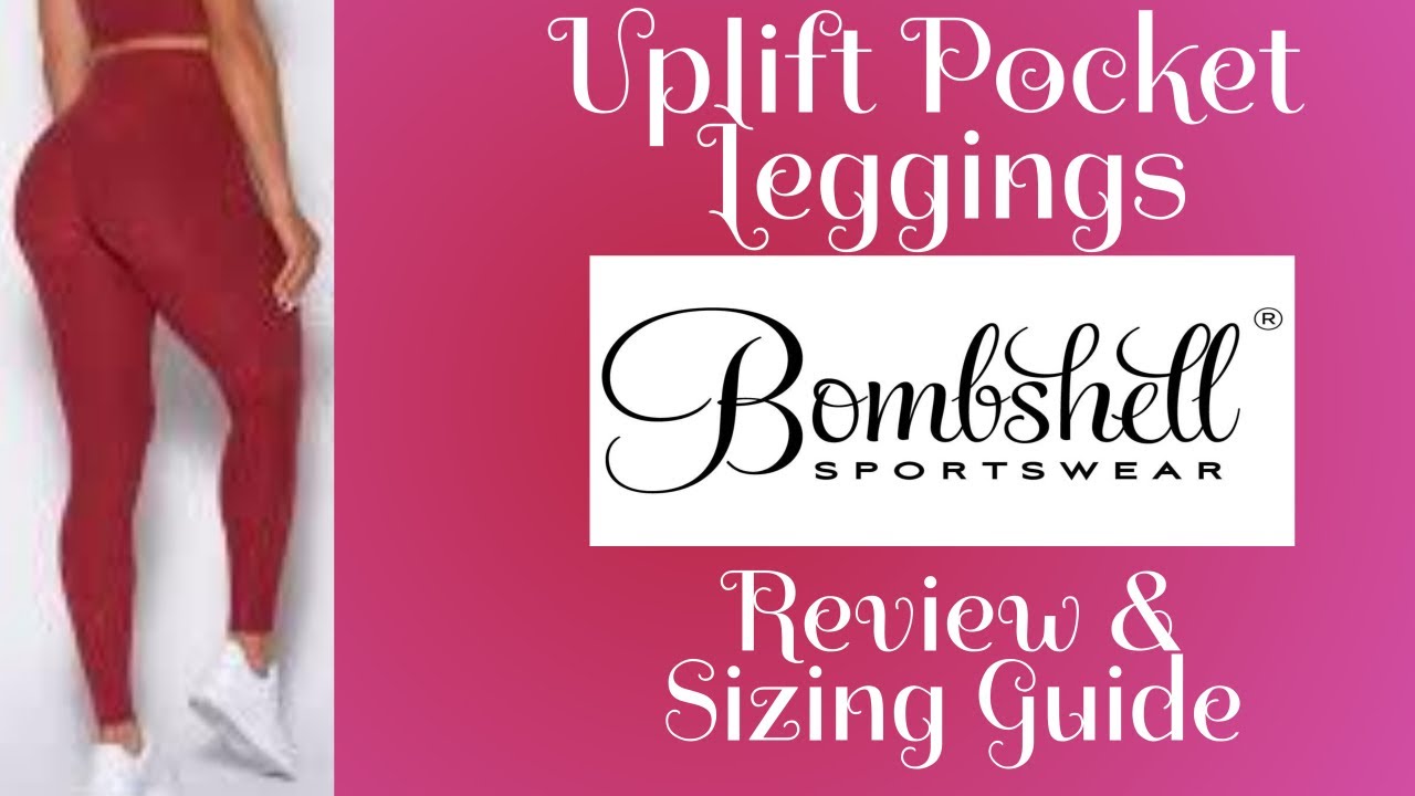 NEW BOMBSHELL Sportswear Uplift Pocket Legging Honest Review - Try On Haul & Sizing and Fit Guide