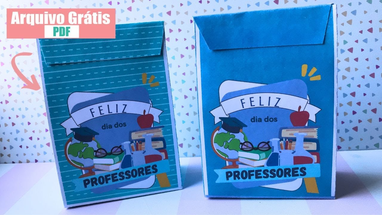 Lembrancinha dia dos Professores (arquivo Grátis)