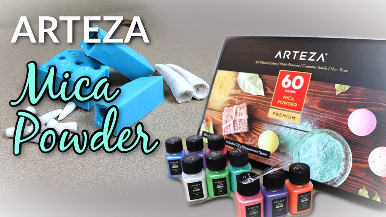 ARTEZA MICA POWDER REVIEW And Making Molds For The First Time