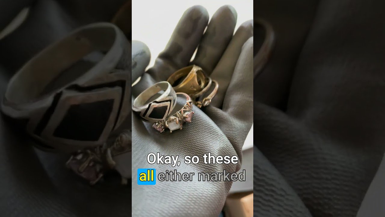 Unbelievable Storage Unit Find: Gold & Silver Diamond Rings