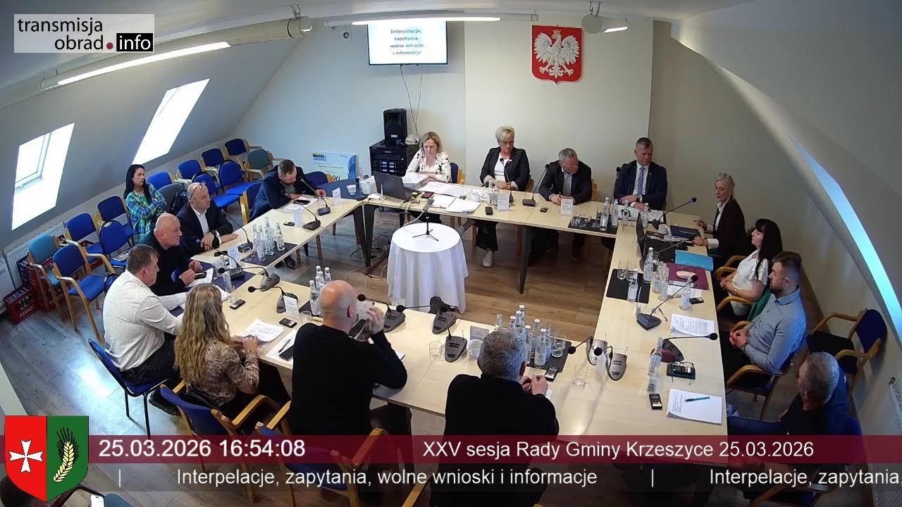 XXV Sesja Rady Gminy Krzeszyce 25.03.2026