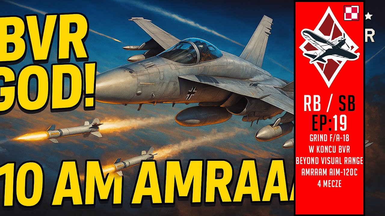 Koniec grindu, teraz nauka - Hornet BVR GOD ? #warthunder #warthundergameplay #bvr #tutorial