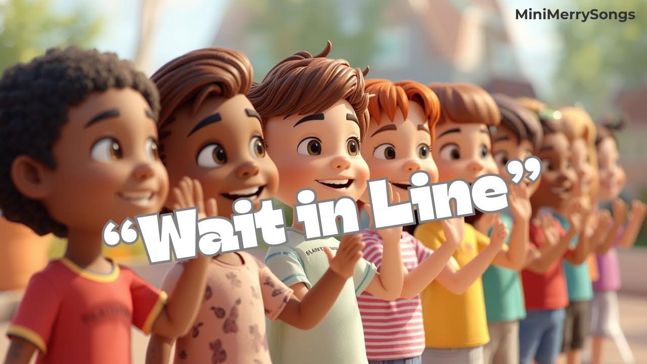 Wait in Line | Fun Kids Song About Patience & Respect