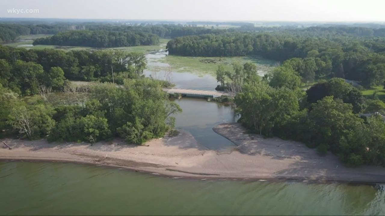 The history of Old Woman Creek in Huron and the story behind its unique name