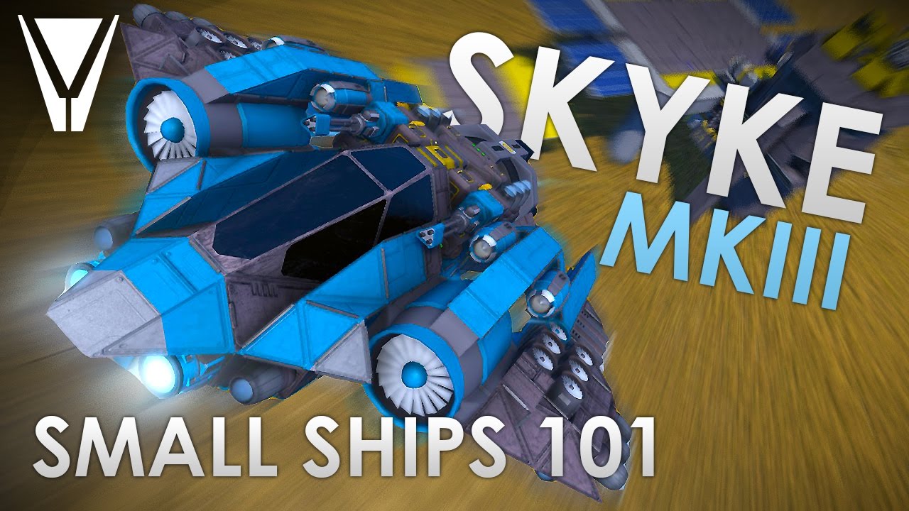 Skyke MK3: Small Ships 101 [Space Engineers]