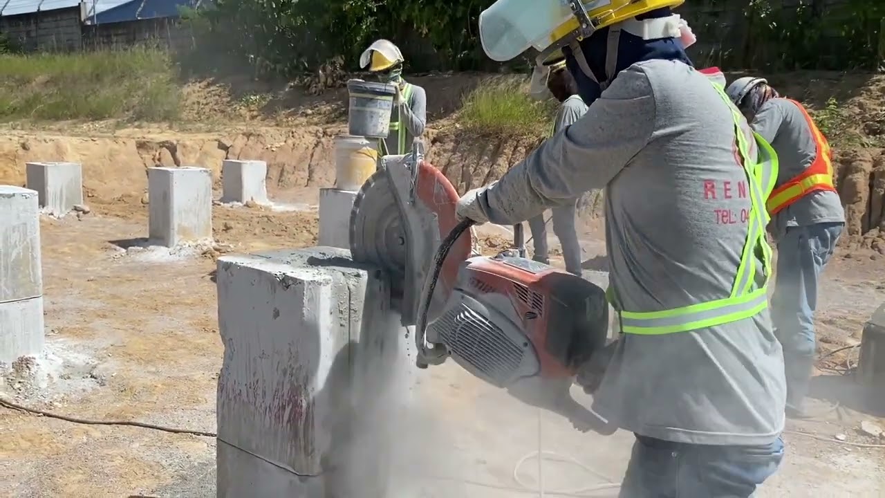 Square Pile Cutting @Nestle Rayong