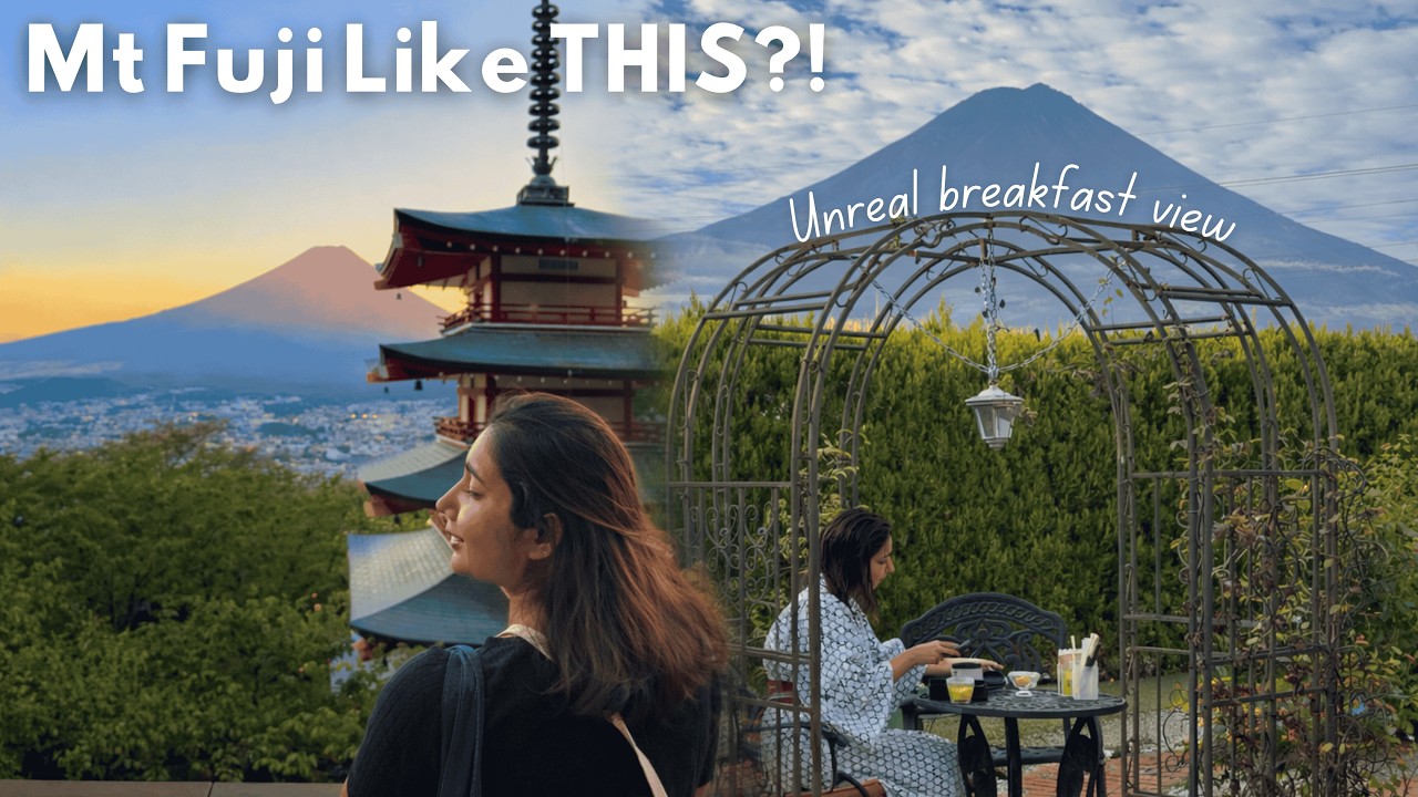 1 Night in Kawaguchiko 🇯🇵 UNREAL Mount Fuji Stay, Best Spots to Visit & Kyoto to Fuji Travel Guide
