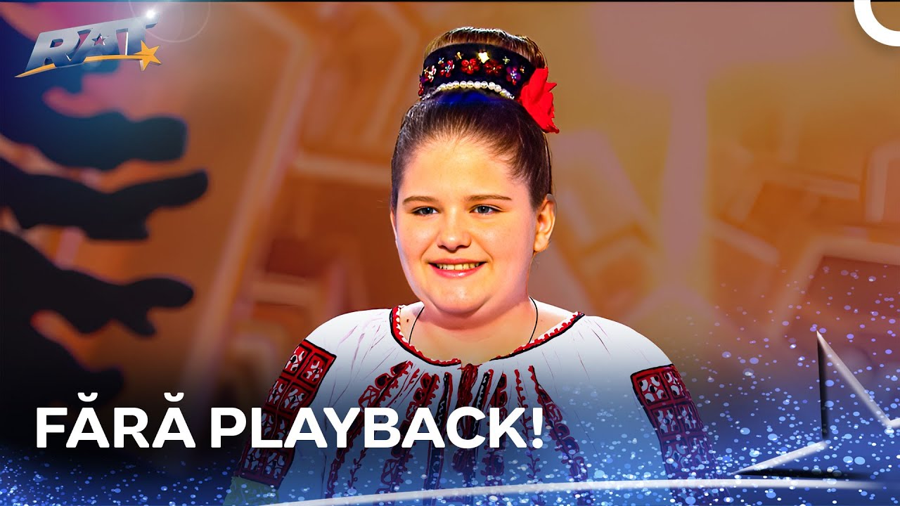 Un Talent Pur Care Cântă İmpecabil, Fără Playback | Romanii au Talent
