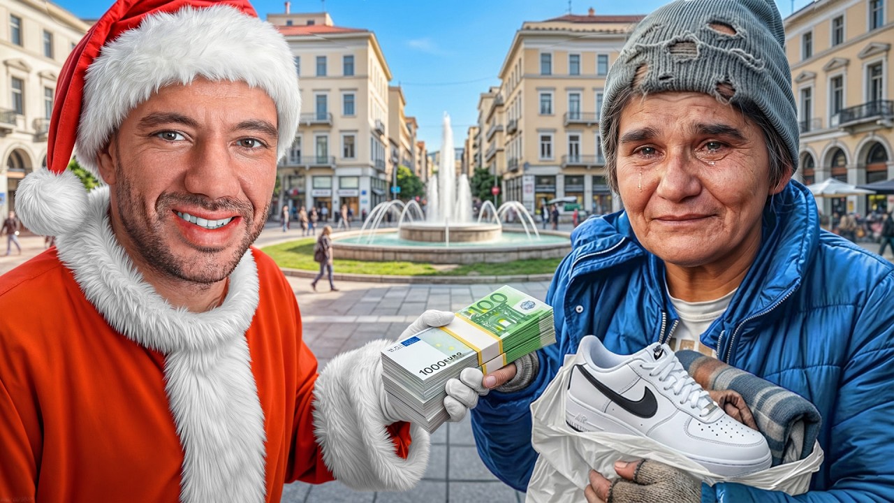 Μοίρασα 1000€ Στην Ομόνοια!