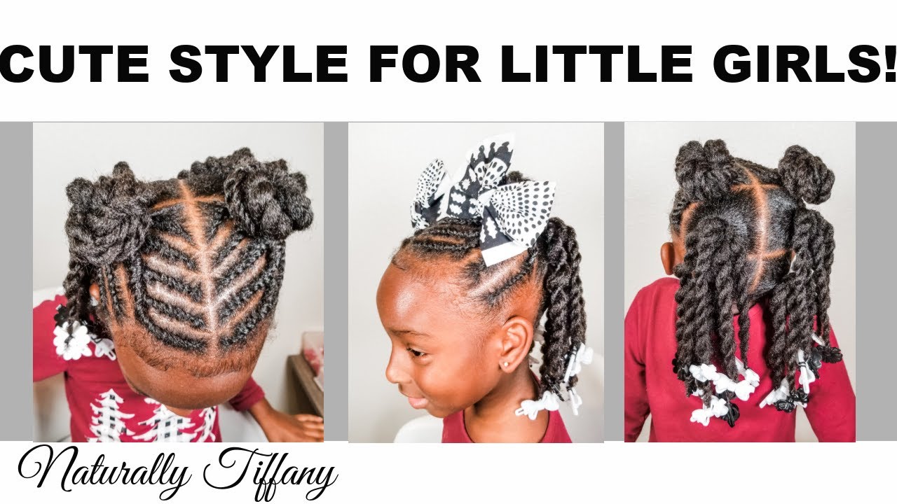 Easy Style For Little Girls | Kids Natural Hairstyles | Kids Natural Hair Care
