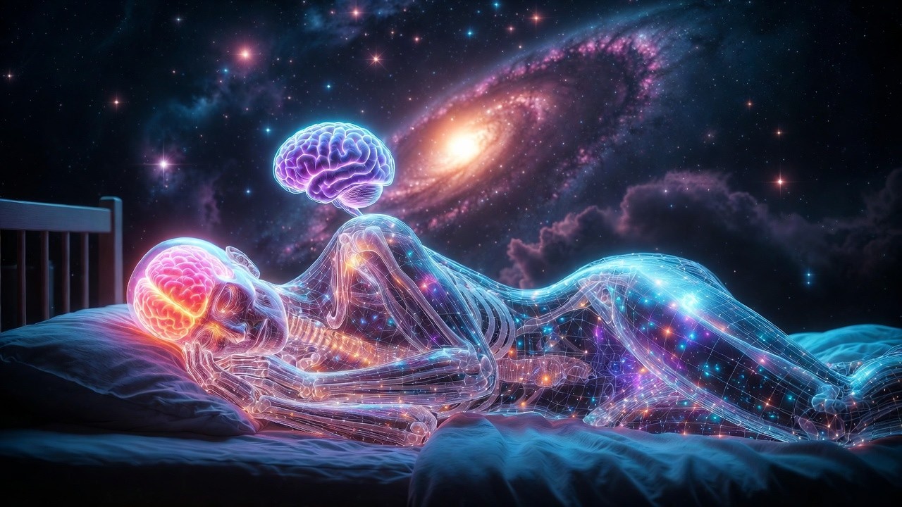 528Hz + 432Hz | Pain Relief & Stress Reduction: deep sleep music | Dreamy Flow #musicforinsomnia