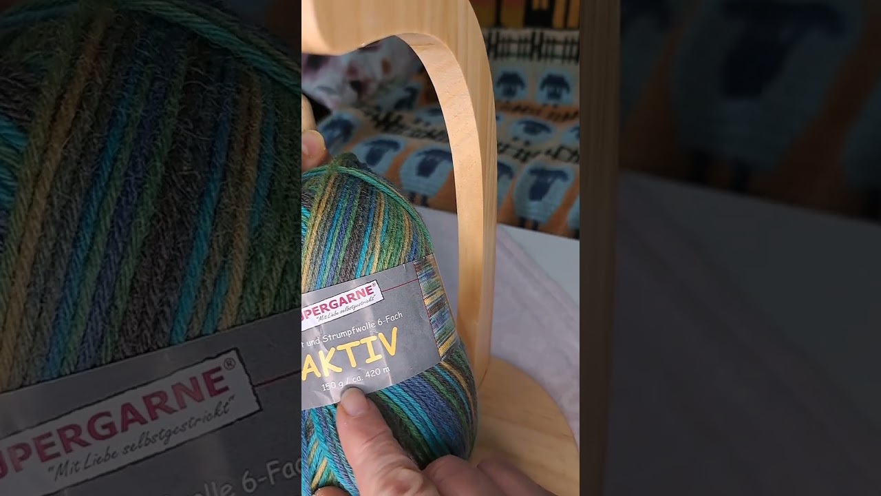 der magnetische Garnhalter - kleiner Trick : so hält er wirklich Garn bis 300g Gewicht !