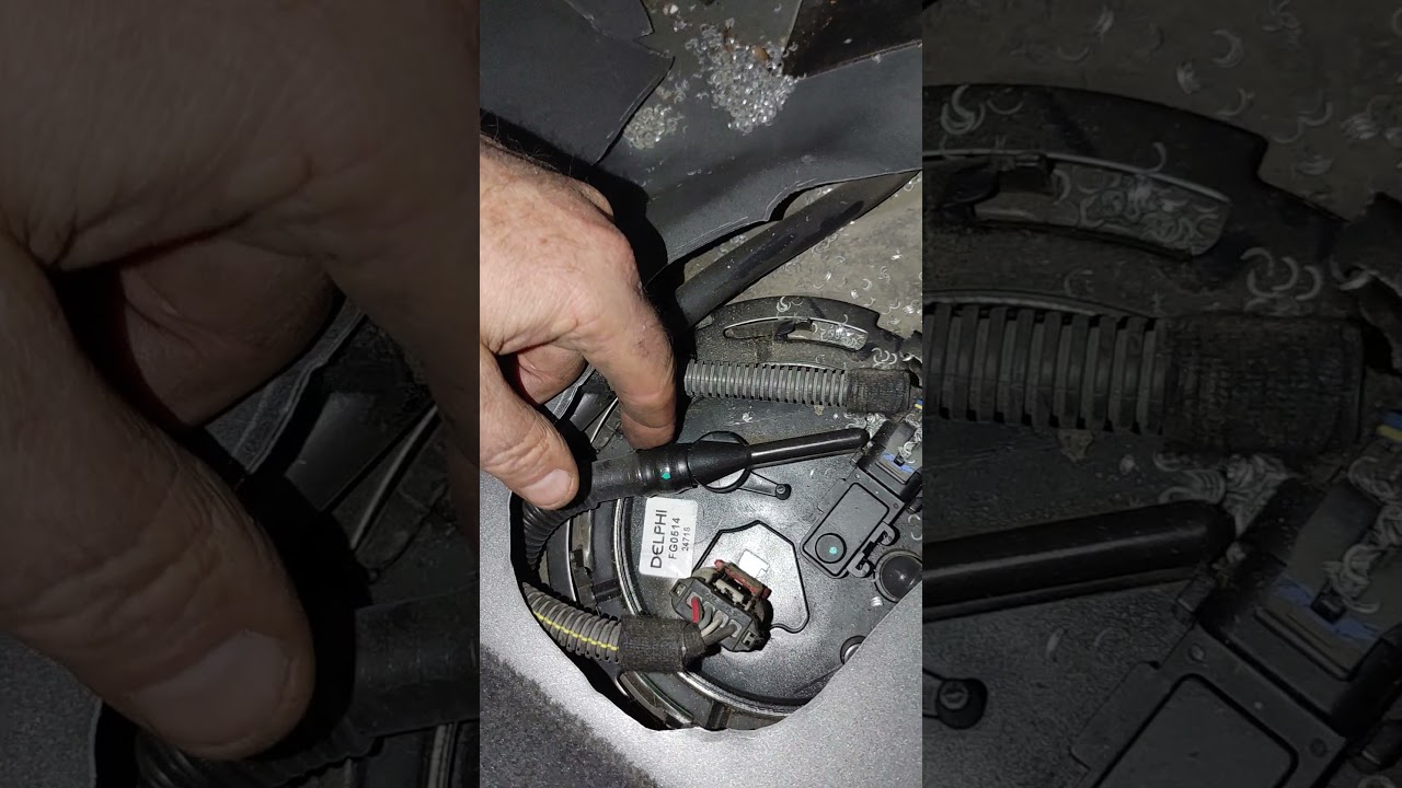 2007 Saab 9-3 2.0T convertible fuel pump replace, cutting access hole(PART 1 OF 2)