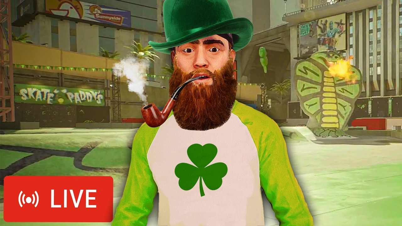 🔴 LIVE - skate. Paddy's Day Event (Come Join The Sesh)