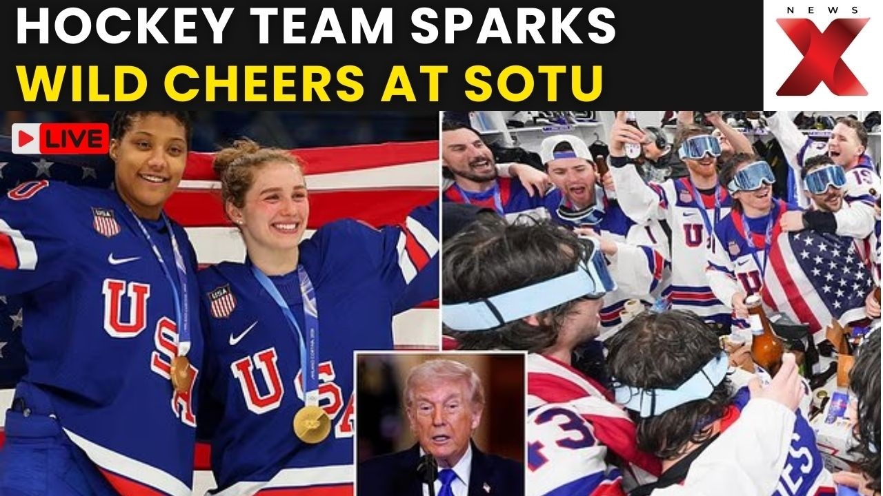 US Hockey Team Reception LIVE: US Hockey Team Sparks Cheers at State of the Union | NewsX
