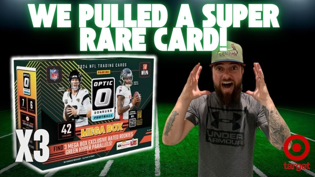 🚨ARE THESE MORE RARE THAN A DOWNTOWN? 2024 OPTIC 🏈 MEGA (Target) REVIEW! I’M KILLING OPTIC FOOTBALL!