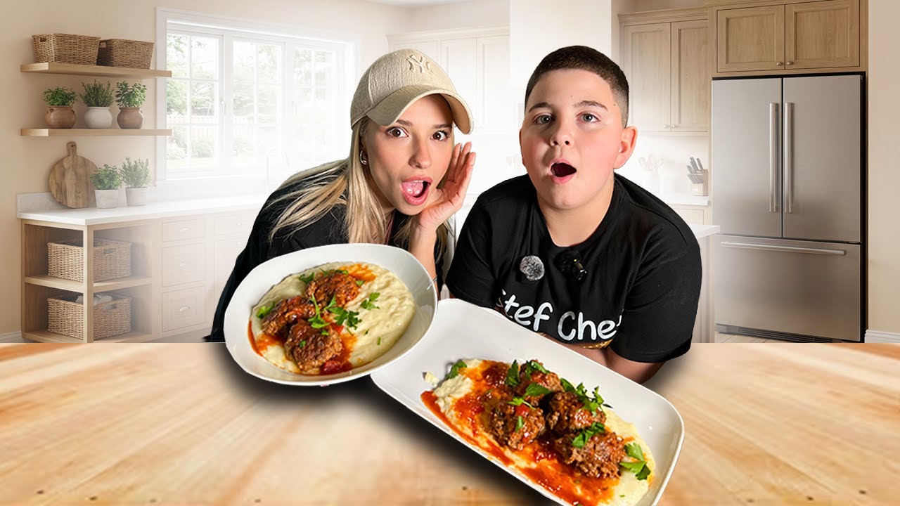 Μαγειρεύουμε μαζί: πουρές & κεφτεδάκια | Stef Chef x Mary_me19