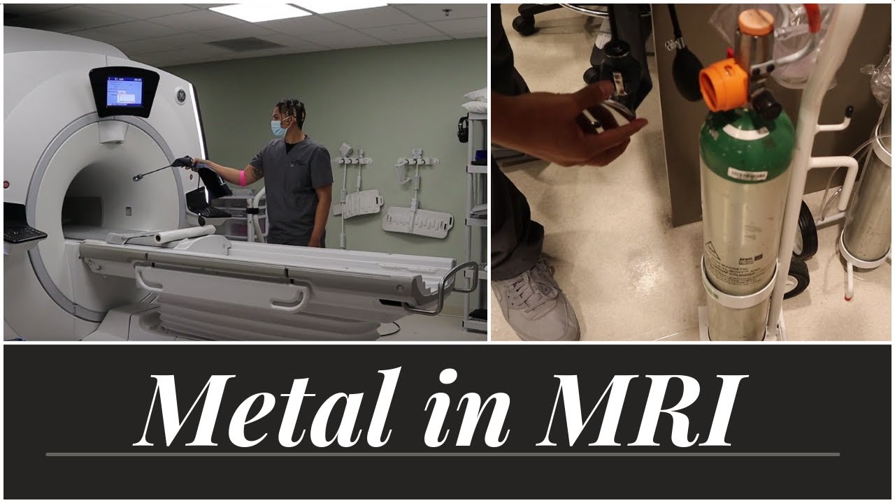 What happens when you bring metal in MRI