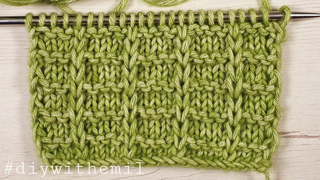 How to knit the tile stitch