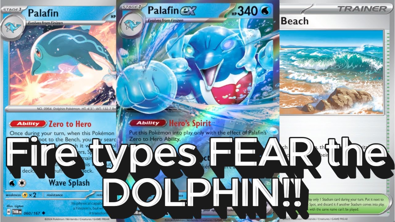Now we FINALLY have another good water type deck in the format with Palafin ex!(PTCGL)