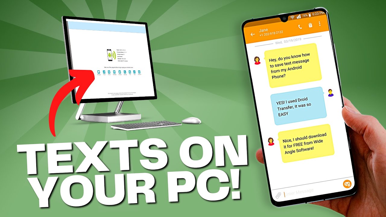 Transfer Text Messages From Android To Computer