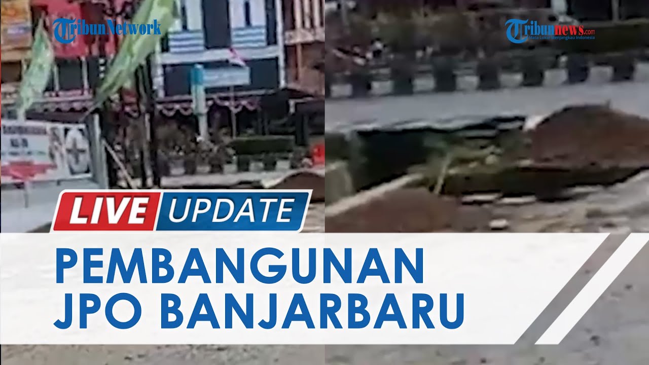 Pembangunan JPO di Jalan A Yani Banjarbaru Capai 10 Persen, Satu Lajur Jalan Suryanata Masih Ditutup