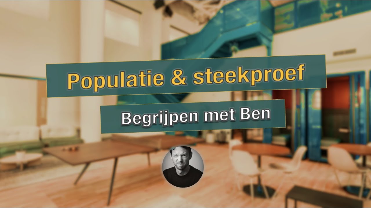 Populatie en steekproeftrekking bij kwantitatief onderzoek